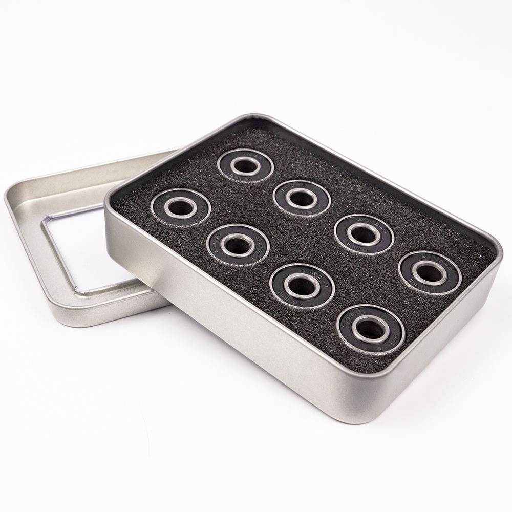 8 ABEC-9 608RS Skate Bearings - Black - IVYPHANT