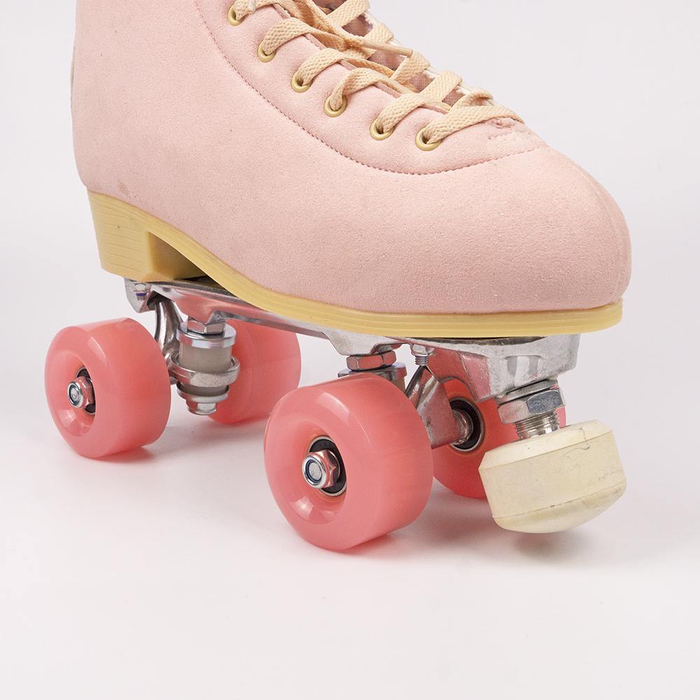 4 Pack Skate Wheels with Bearings - Watermelon Pink - IVYPHANT