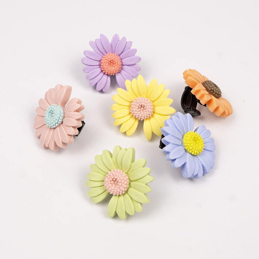 6 Pack Daisy Skate Shoelace Buckles - IVYPHANT