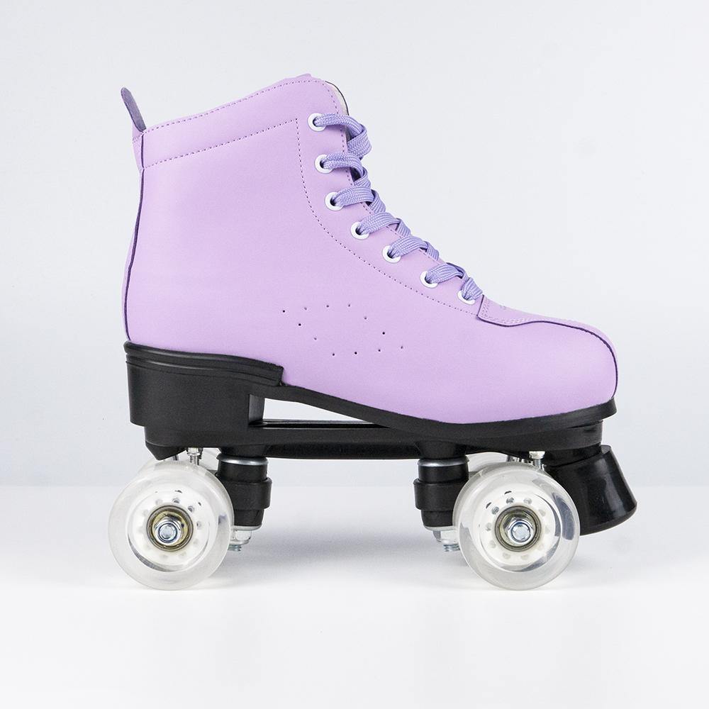 Unisex Classic Boot Styles Purple Roller Skates for Adults - Lavender - IVYPHANT