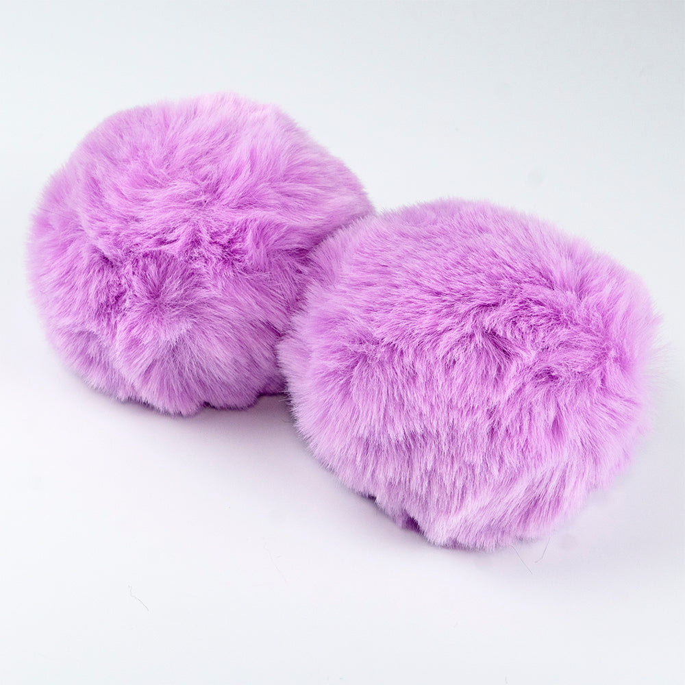 Super Soft Fluffy Skates Pom Poms - IVYPHANT