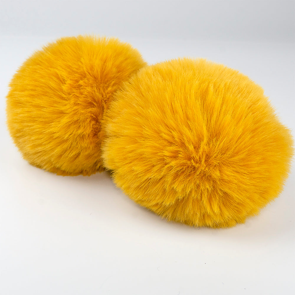 Super Soft Fluffy Skates Pom Poms - IVYPHANT