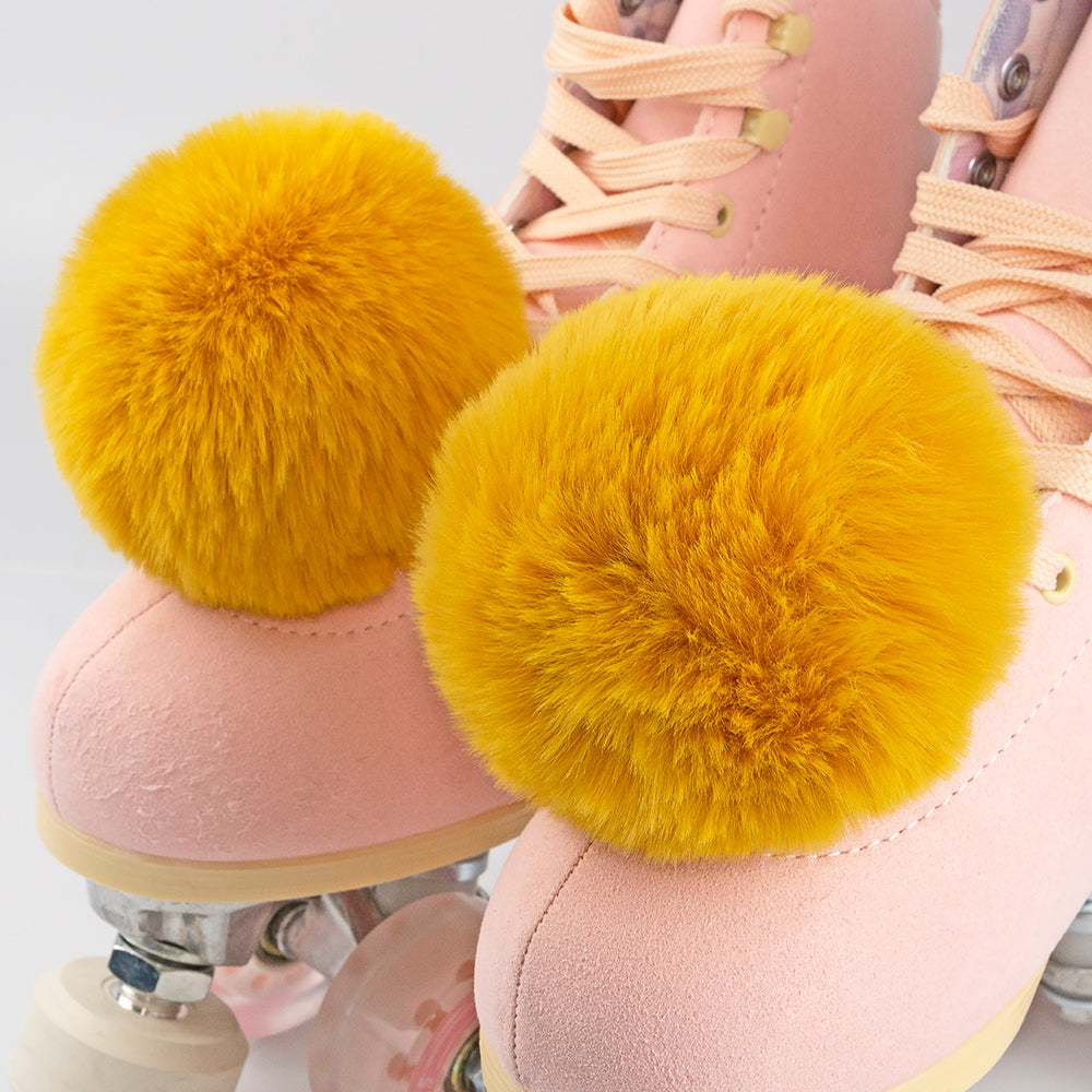 Super Soft Fluffy Skates Pom Poms - IVYPHANT