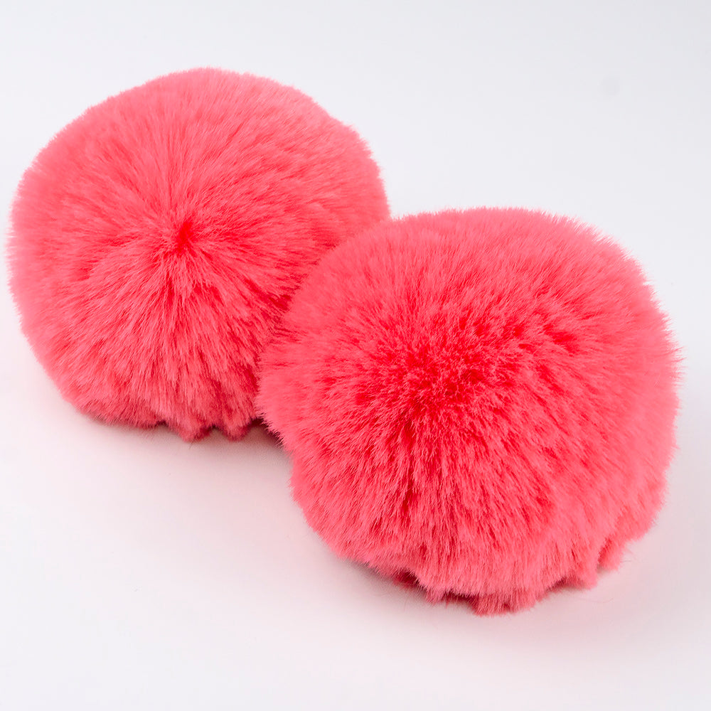 Super Soft Fluffy Skates Pom Poms - IVYPHANT