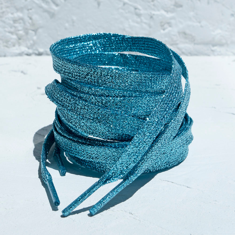 Skate Laces - Metallic Blue - IVYPHANT