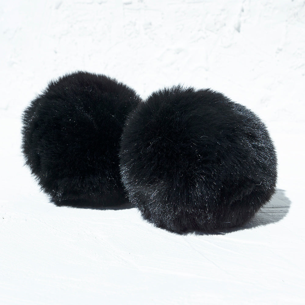Super Soft Fluffy Skates Pom Poms - IVYPHANT