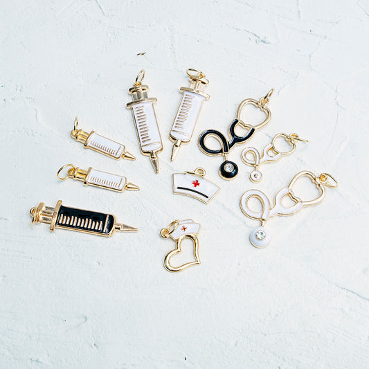 10 Pack RN Nursing Skate Shoelace Pendant Sets - IVYPHANT