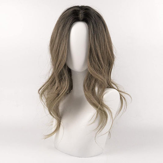 Sandy Brown Balayage Loose Wave Long Length Wig - IVYPHANT