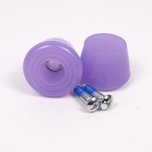 2 Pack Skate Stoppers With Bolts - Violet Purple - IVYPHANT