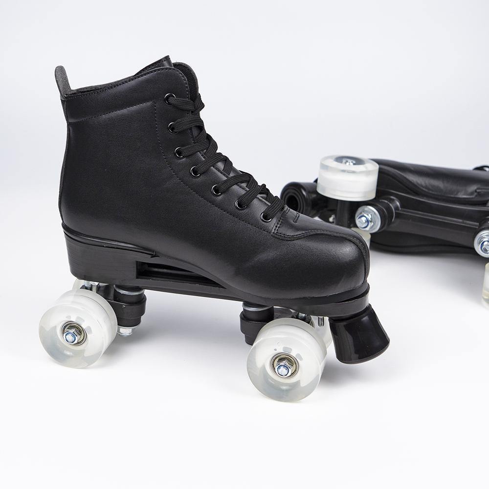 Unisex Classic Boot Styles Black Roller Skates - IVYPHANT