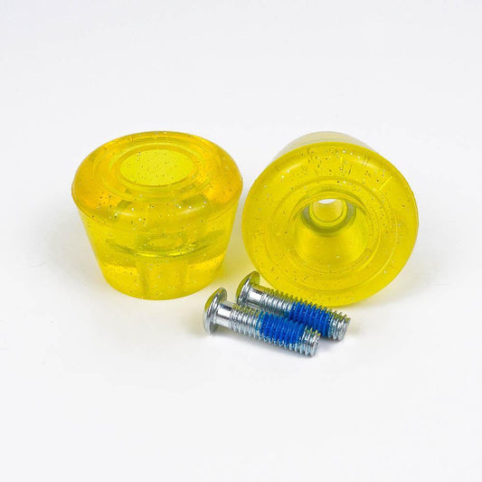 2 Pack Skate Stoppers With Bolts - Yellow - IVYPHANT