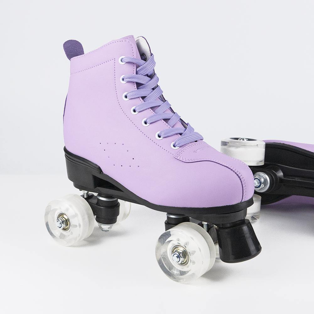 Unisex Classic Boot Styles Purple Roller Skates for Adults - Lavender - IVYPHANT
