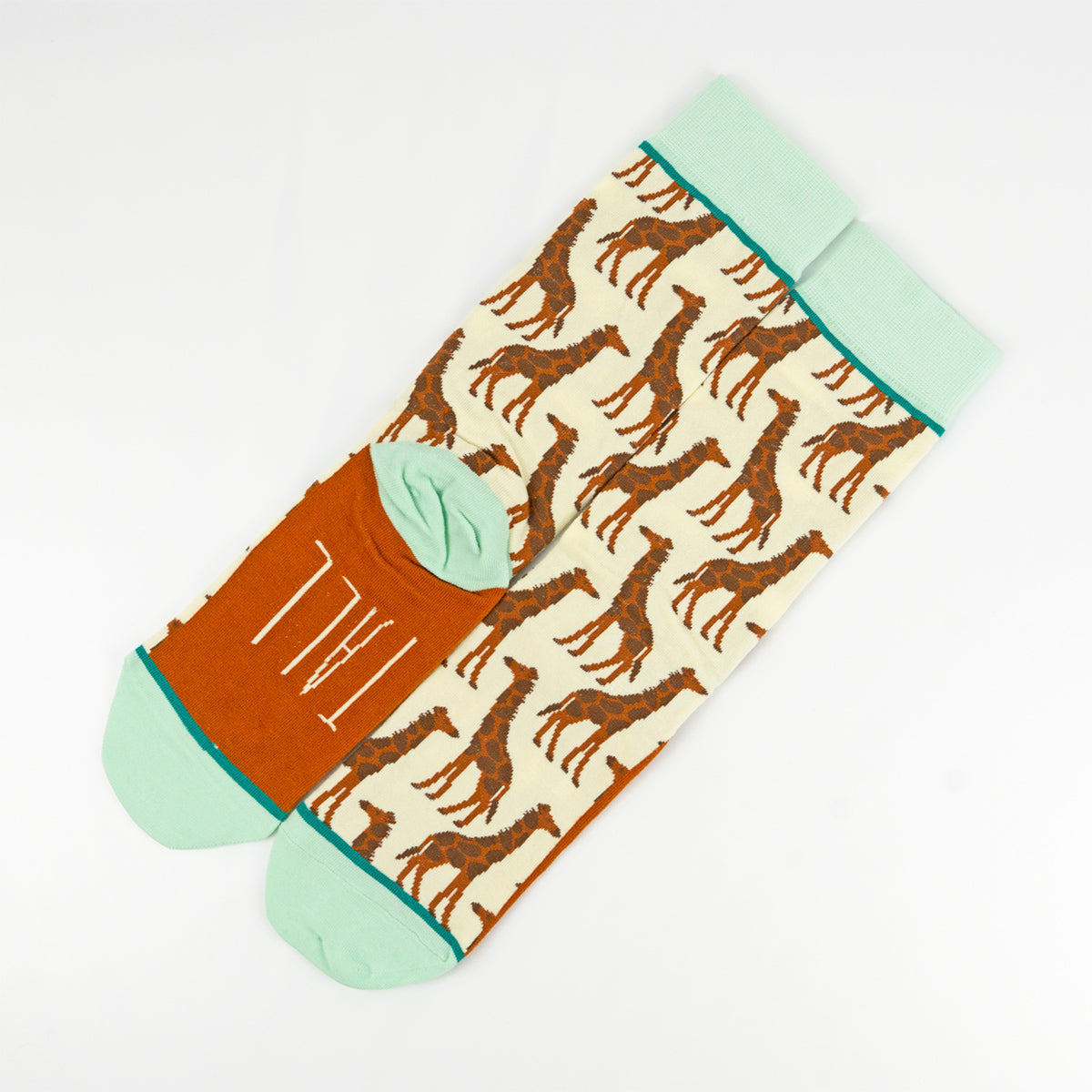 Animal Print Novelty Socks - Giraffe - IVYPHANT
